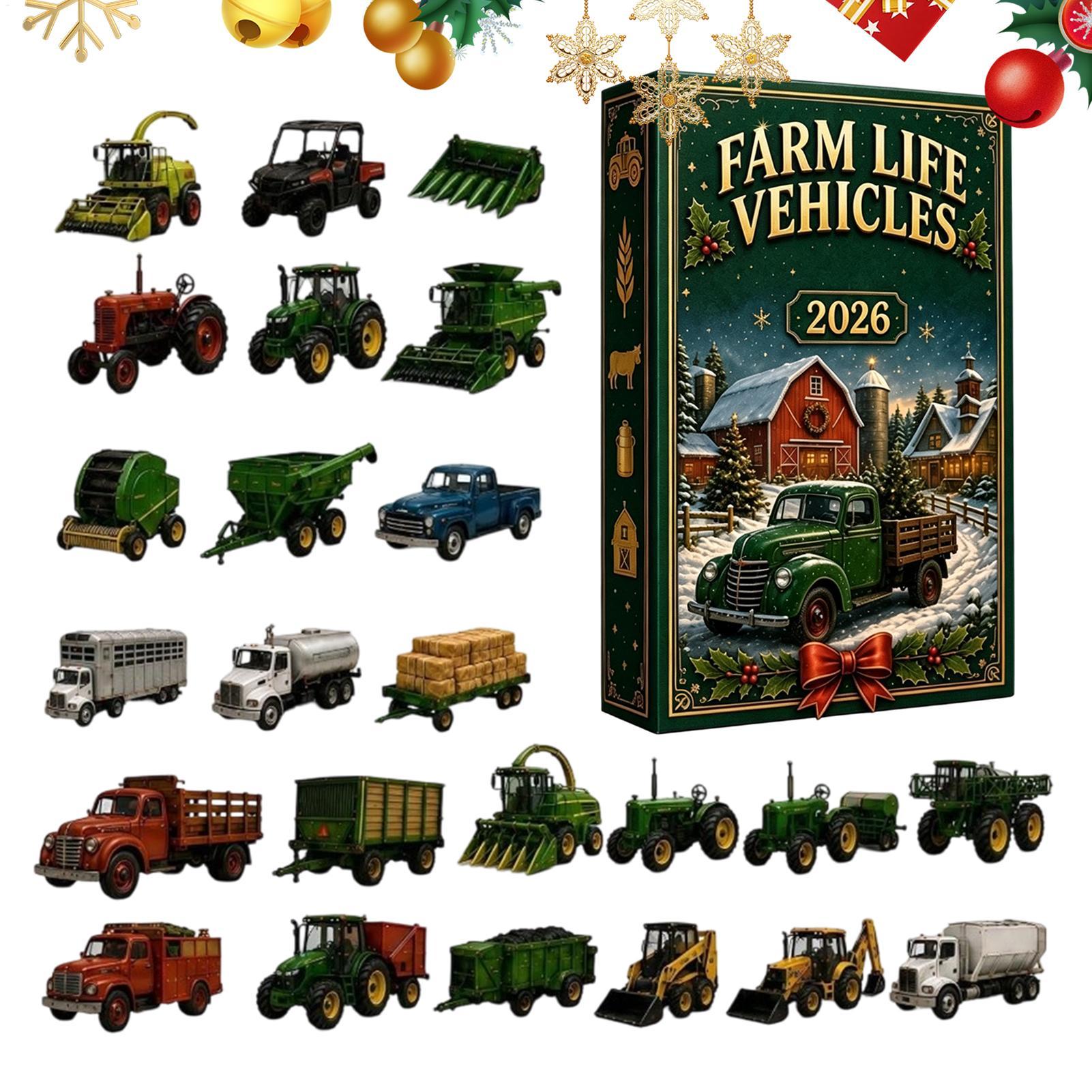 Agriculture Farming For Kids - Landwirtschaftliche Fahrzeuge Adventskalender 24 Tage 2D