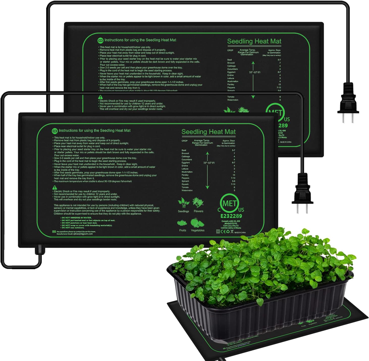 Seedling Heat Mat - 10/25/50CM Sämling Wärme Matte Zimmerpflanzen Keimung