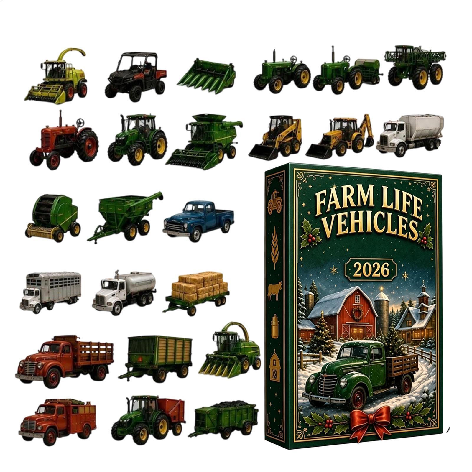 Agriculture Farming For Kids - Landwirtschaftliche Fahrzeuge Adventskalender 24 Tage 2D