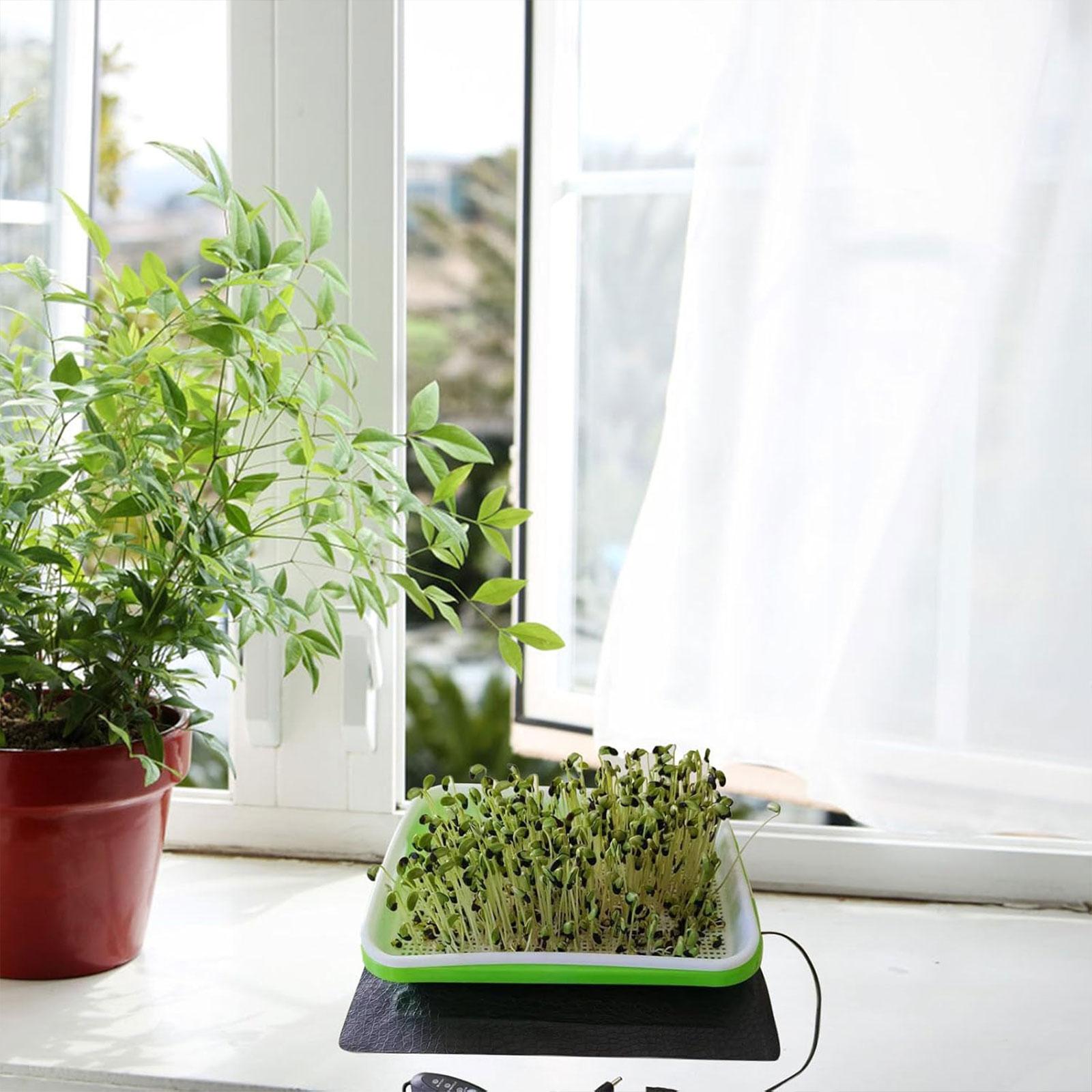 Seedling Heat Mat - Hydroponische Heizmatte für Sämlingsvermehrung Wasserdichte Einstellbare