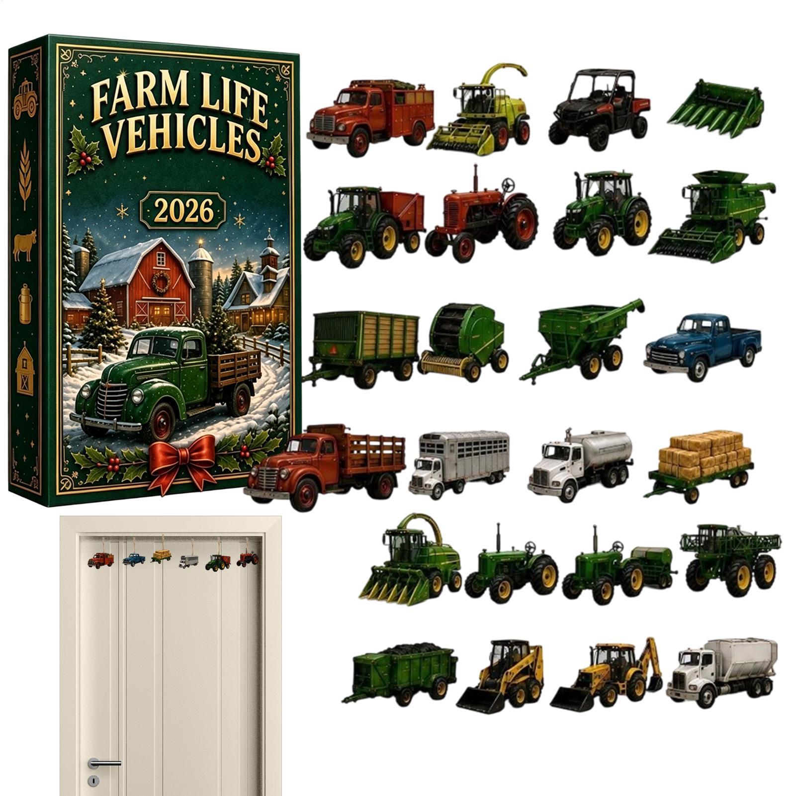 Agriculture Farming For Kids - Landwirtschaftliche Fahrzeuge Adventskalender 24 Tage 2D