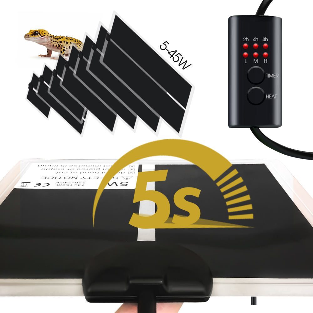 Seedling Heat Mat - EU-Stecker 5-20w Reptilien einstellbarer Temperatur regler