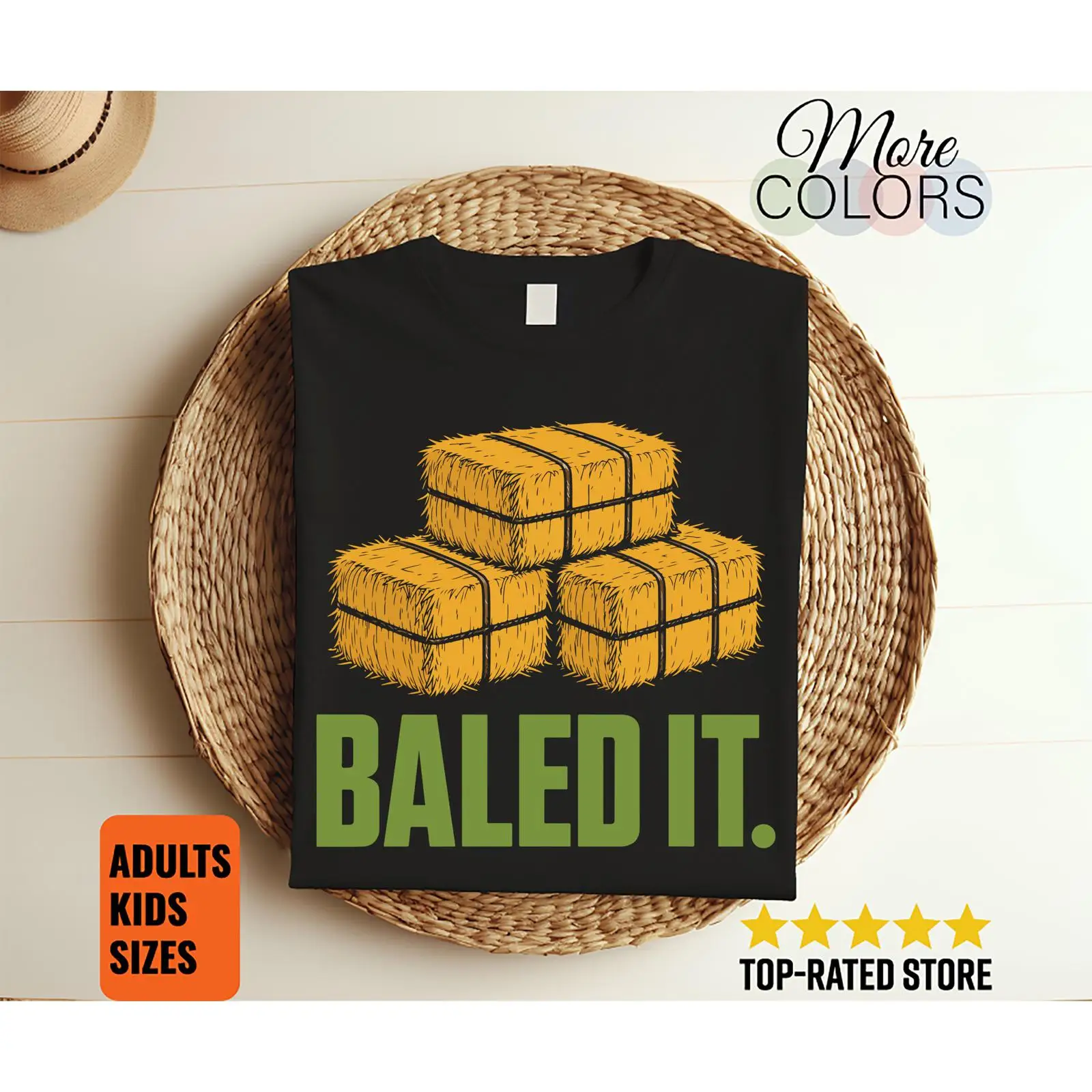 Baled It Funny Hay Bale Farmer – Agriculture Farming For Kids Bewertung und Preis