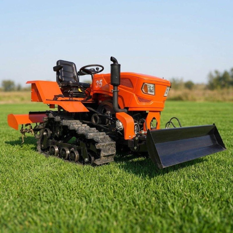 Raupenschlepper 4WD Bodenfräse – Farming Agriculture Equipment Bewertung und Preis