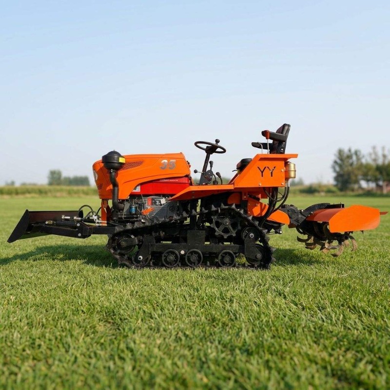 Raupenschlepper 4WD Bodenfräse – Farming Agriculture Equipment Bewertung und Preis