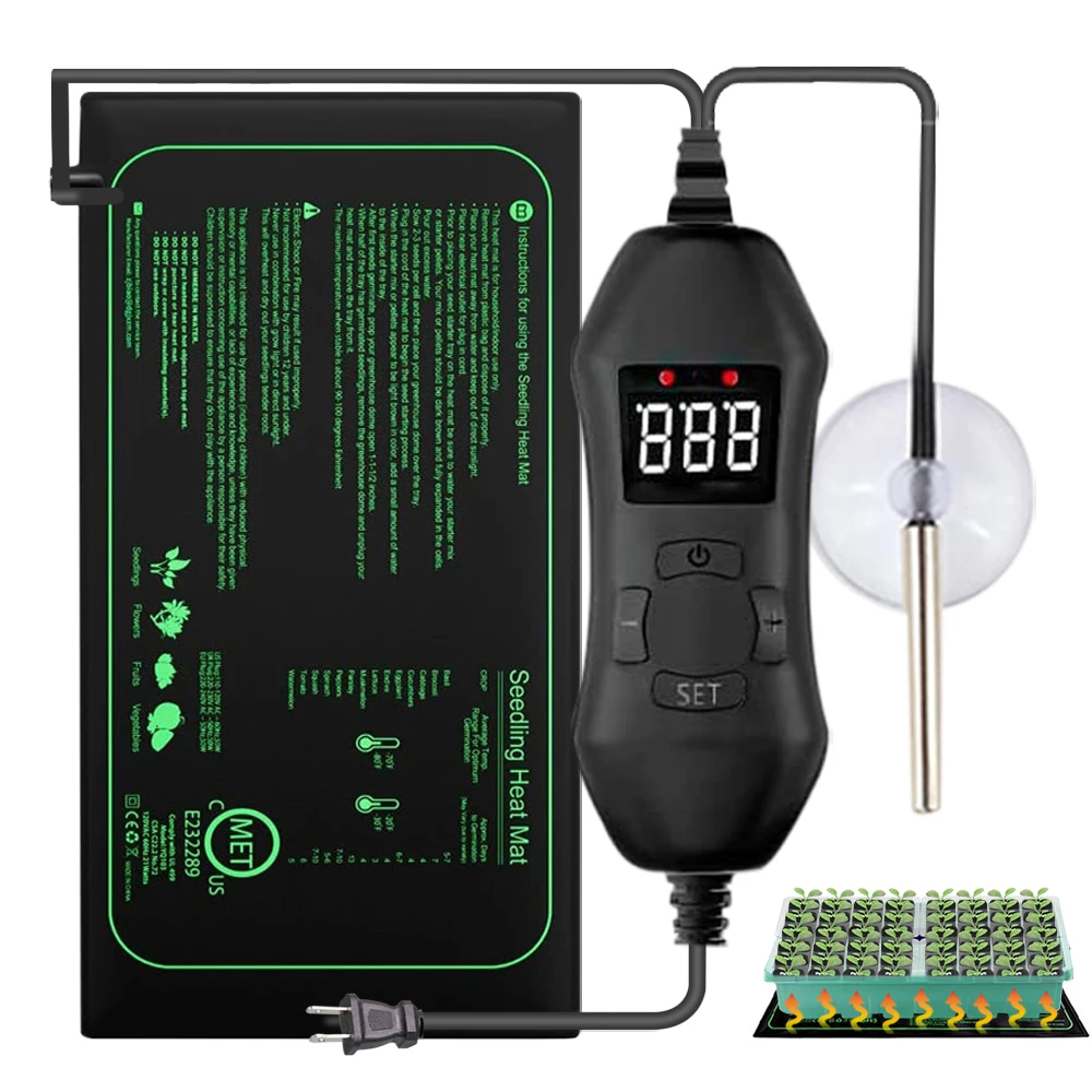 50 W EU-US/UK/AU Einstellbare  – Seedling Heat Mat Bewertung und Preis
