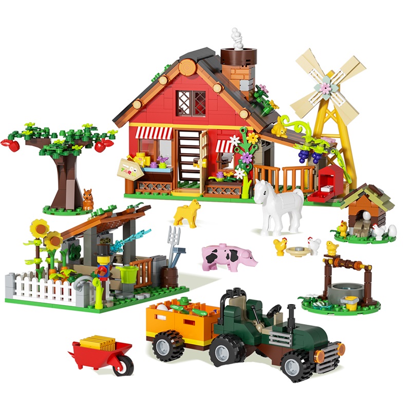 649PCS Kreative Windmühle Baue – Agriculture Farming For Kids Bewertung und Preis