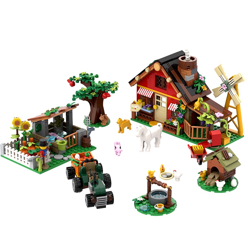 649PCS Kreative Windmühle Baue – Agriculture Farming For Kids Bewertung und Preis