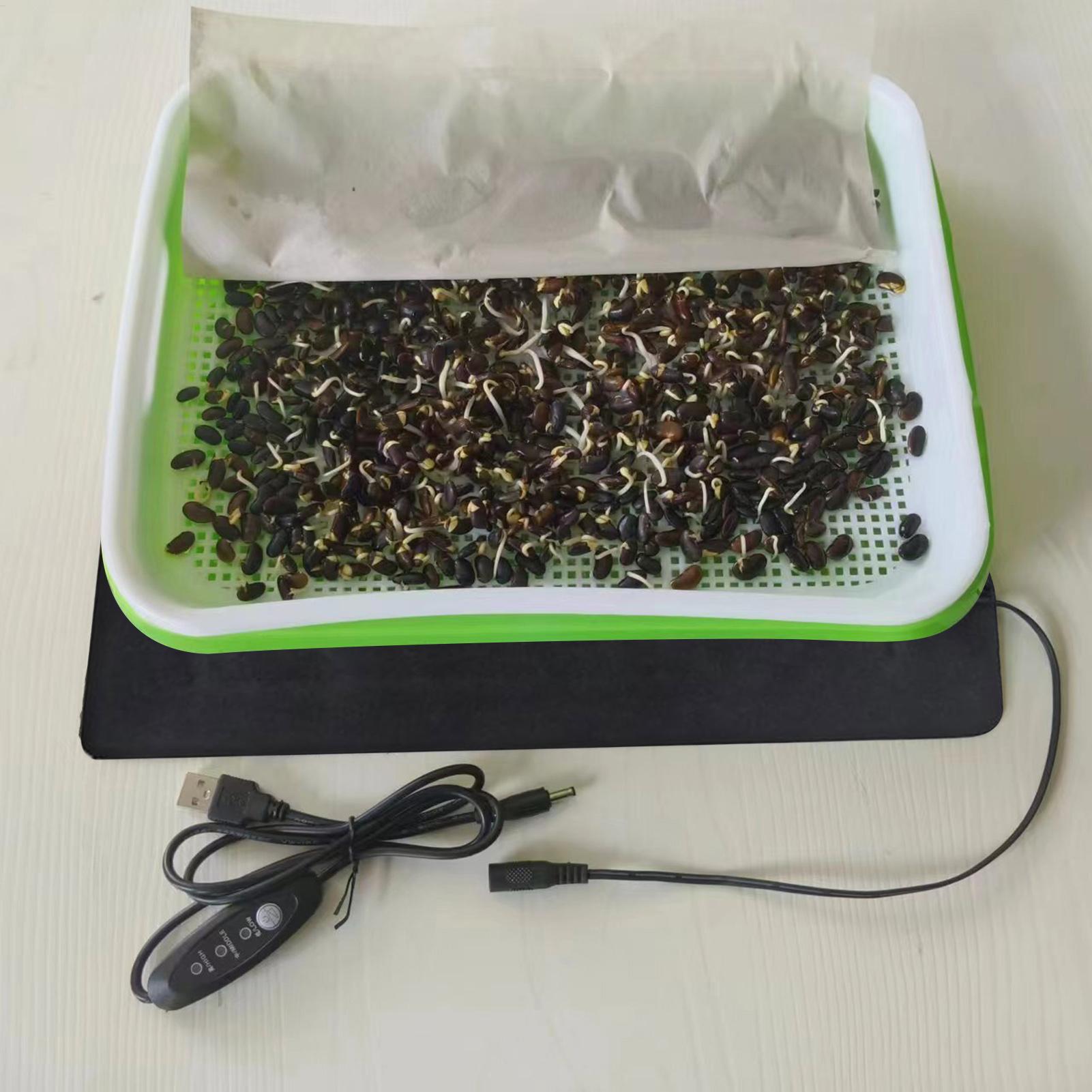 Pflanzenwärmematte 5V 2A 8.5W  – Seedling Heat Mat Bewertung und Preis